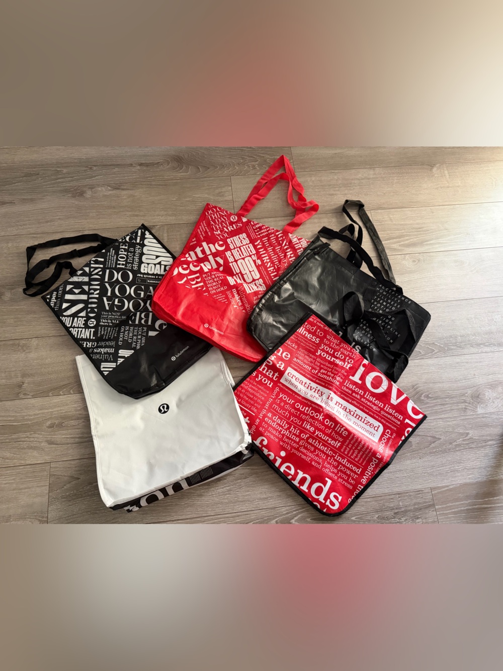 Bundle of Lululemon Reusable Shopping Bags